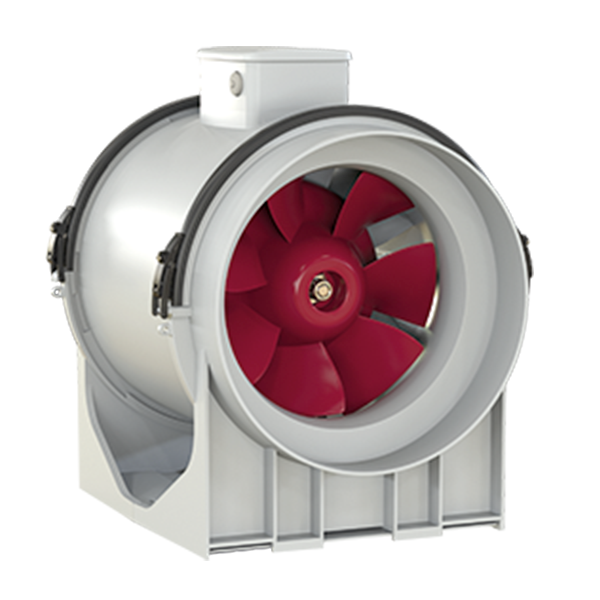 LINEO 315 ES - kruhový potrubný diagonálny ventilátor